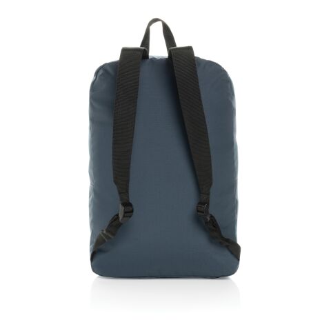 Dillon AWARE™ RPET foldable classic backpack navy | No Branding | not available | not available | not available