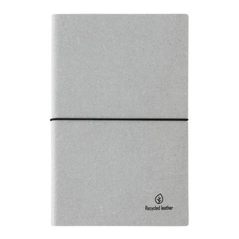 A5 recycled leather notebook light grey | No Branding | not available | not available