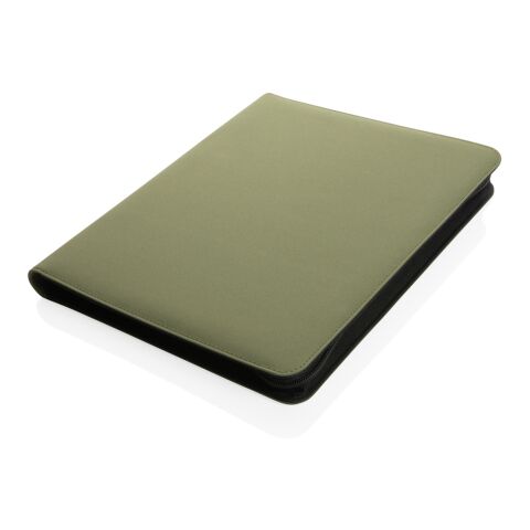 Impact Aware™ deluxe 300D tech portfolio with zipper green | No Branding | not available | not available