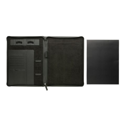 Swiss Peak Heritage RCS rPU A4 portfolio with zipper black | No Branding | not available | not available