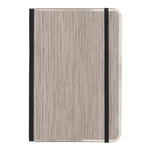 Treeline A5 wooden cover deluxe notebook grey | No Branding | not available | not available