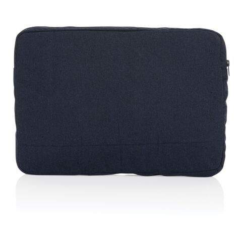 Laluka AWARE™ recycled cotton 15.6 inch laptop sleeve navy | No Branding | not available | not available | not available