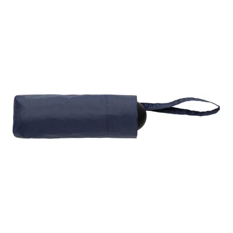 19.5&quot; Aware™ RPET super mini manual 190T Pongee umbrella navy | No Branding | not available | not available
