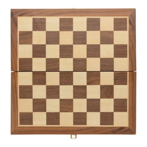 FSC® Luxury wooden foldable chess set brown | No Branding | not available | not available