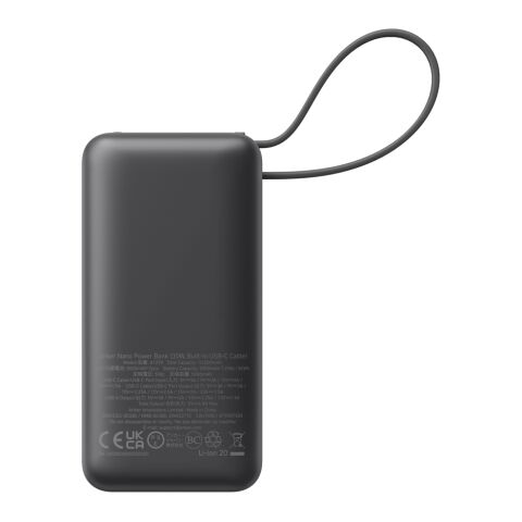 Anker Nano Power Bank 30W, Built-In USB-C Cable black