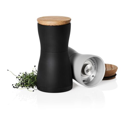 AdHoc Twin Salt and pepper mill set black-white | No Branding | not available | not available