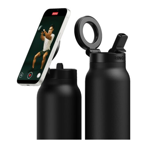 RINGO Pro MagSafe® Waterbottle w Magnetic Booster Ring 710ML black