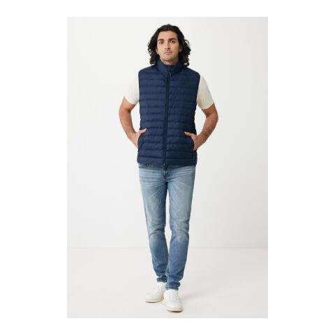Iqoniq Meru men recycled polyester bodywarmer navy | XXL | No Branding | not available | not available | not available
