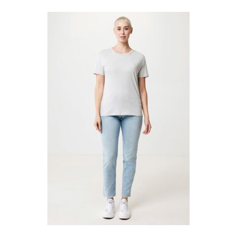 Iqoniq Yala women recycled cotton t-shirt light heather grey | M | No Branding | not available | not available | not available