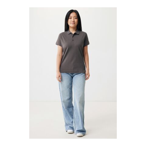 Iqoniq Yosemite women recycled cotton pique polo anthracite | L | No Branding | not available | not available | not available
