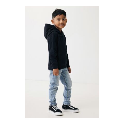 Iqoniq Yengo kids recycled cotton hoodie with sidepockets black | 11-12 | No Branding | not available | not available | not available