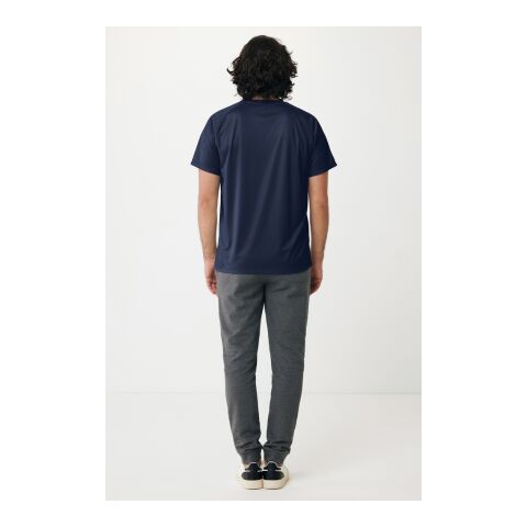 Iqoniq Tikal recycled polyester quick dry sport t-shirt navy | 5XL | No Branding | not available | not available