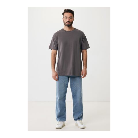 Iqoniq Kakadu relaxed recycled cotton t-shirt anthracite | XS | No Branding | not available | not available | not available