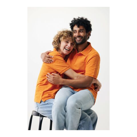 Iqoniq Yosemite recycled cotton pique polo orange | XXS | No Branding | not available | not available | not available
