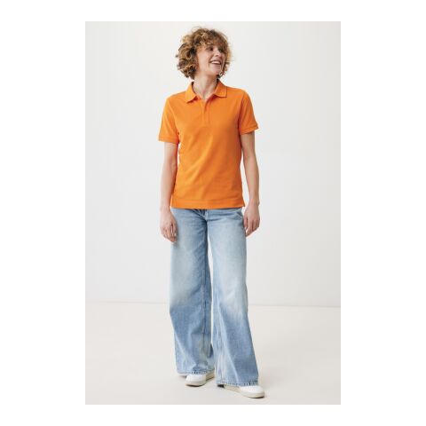 Iqoniq Yosemite recycled cotton pique polo orange | XXS | No Branding | not available | not available | not available