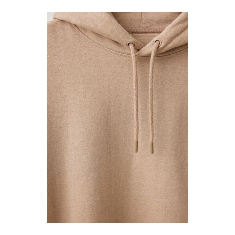 Iqoniq Torres recycled cotton hoodie undyed heather brown | XL | No Branding | not available | not available | not available