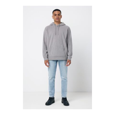 Iqoniq Trivor recycled polyester microfleece hoodie grey | XXS | No Branding | not available | not available | not available