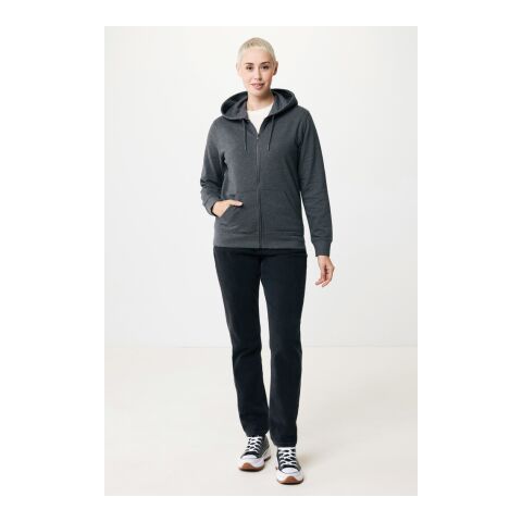 Iqoniq Abisko recycled cotton zip through hoodie black | XL | No Branding | not available | not available | not available