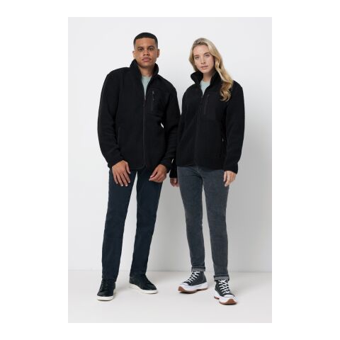 Iqoniq Diran recycled polyester pile fleece jacket black | XL | No Branding | not available | not available | not available