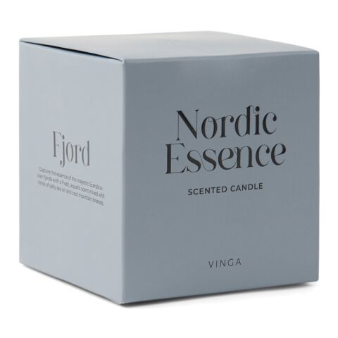 Nordic essence scented candle large blue-dark brown | No Branding
