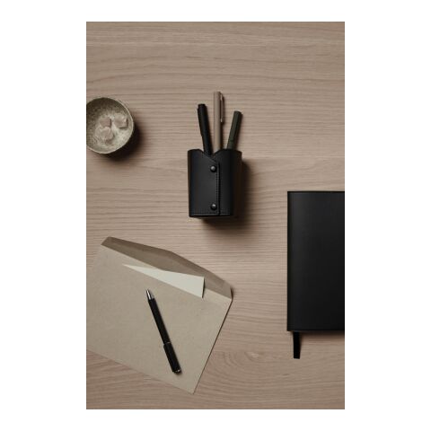 VINGA Timo PU RCS RPET pen holder black | No Branding | not available | not available