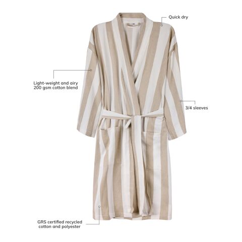 VINGA Ornos GRS hammam robe L/XL beige-white | No Branding | not available | not available | not available