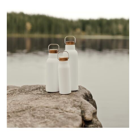VINGA Ciro RCS recycled vacuum bottle 800ml white | No Branding | not available | not available