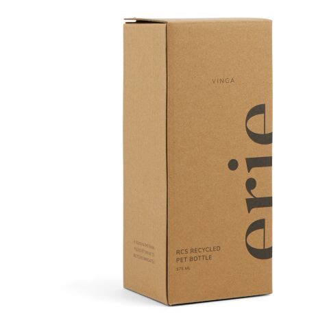 VINGA Erie RCS recycled pet bottle 575 ML black | No Branding | not available | not available