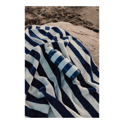 VINGA Lagoa GRS beach towel navy-white | No Branding | not available | not available | not available