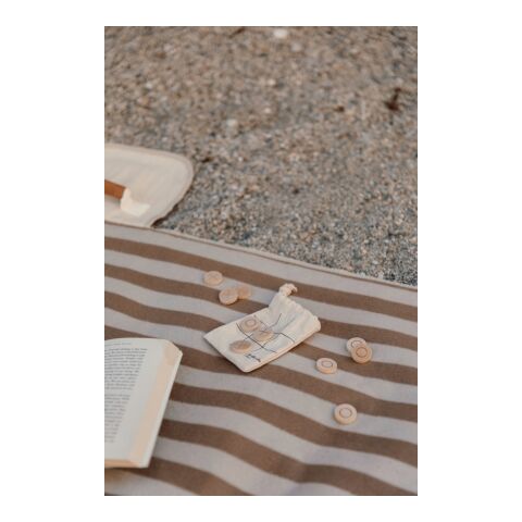 VINGA Tic-tac-toe mini game brown | No Branding | not available | not available