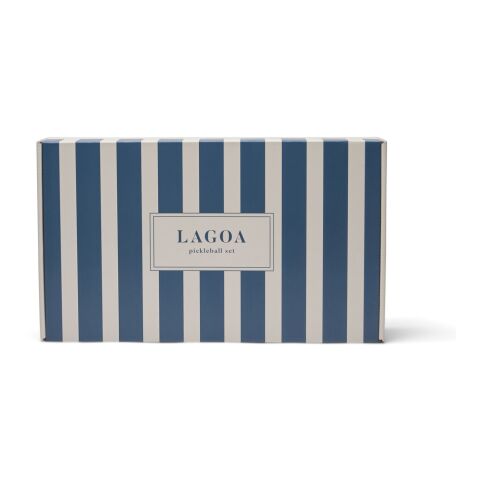 VINGA Lagoa pickleball set navy-white | No Branding | not available | not available