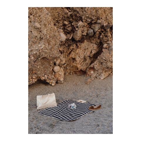 VINGA Alba GRS RPET picnic blanket small black | No Branding | not available | not available | not available