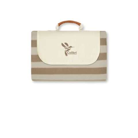 VINGA Alba GRS RPET picnic blanket small brown | No Branding | not available | not available | not available