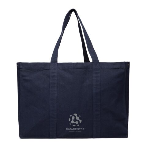 VINGA Hilo AWARE™ recycled canvas maxi tote bag navy | No Branding | not available | not available | not available