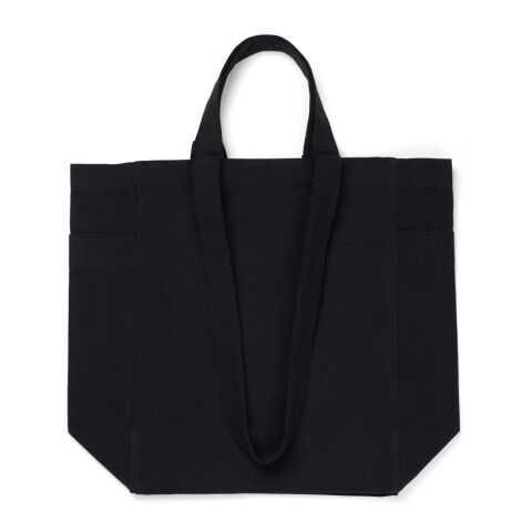VINGA Hilo AWARE™ recycled canvas zip tote black | No Branding | not available | not available | not available