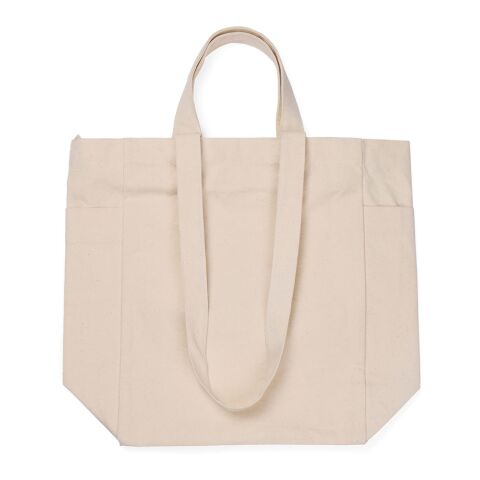 VINGA Hilo AWARE™ recycled canvas zip tote off white
