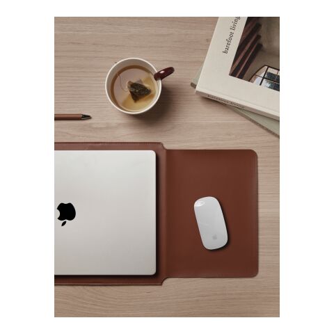 Timo PU RCS RPET 14" laptop sleeve brown | No Branding | not available | not available