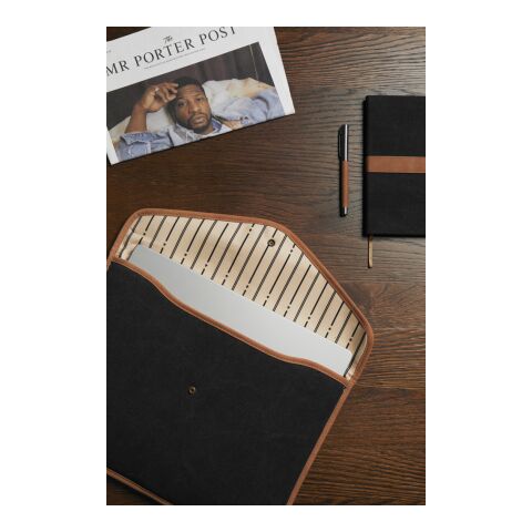 VINGA Bosler GRS recycled canvas 16&quot; laptop sleeve black | No Branding | not available | not available