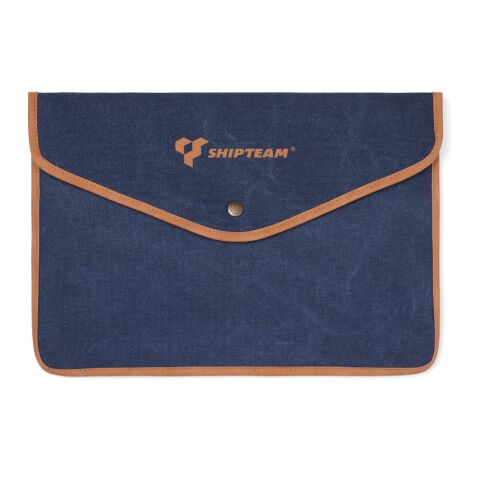 VINGA Bosler GRS recycled canvas 16" laptop sleeve navy | No Branding | not available | not available