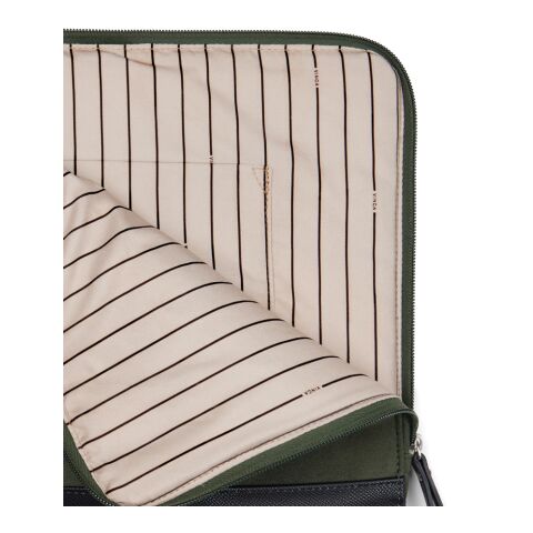 VINGA Marlow RCS recycled polyester 14" laptop sleeve green-black | No Branding | not available | not available