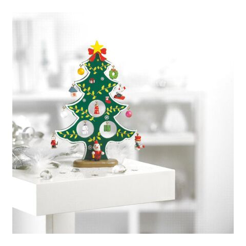 Wooden xmas tree decoration green | No Branding | not available | not available | not available