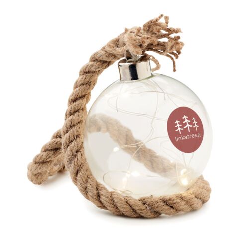 Glass bauble LED light transparent | No Branding | not available | not available