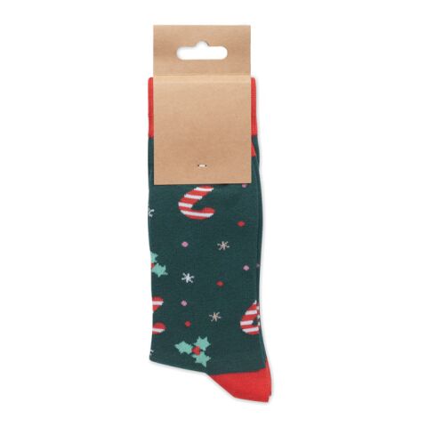 Pair of Christmas socks M green | No Branding | not available | not available | not available