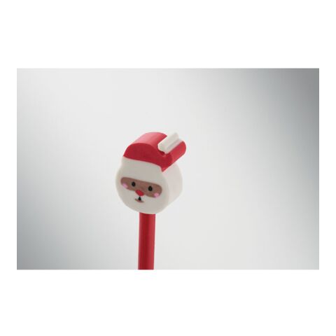 Christmas pencil with eraser red
