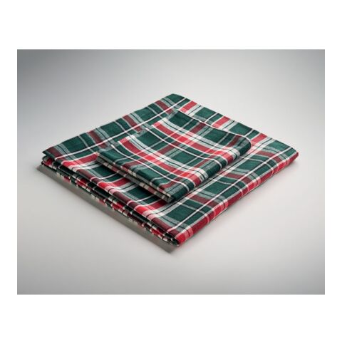 Chequer cotton tablecloth set Colourful
