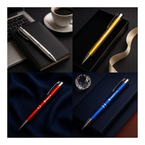 Ebony Metal Pen Silver | Without Branding | Black