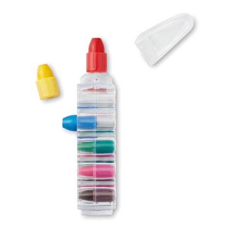 Set of 6 wax crayons transparent | No Branding | not available | not available | not available