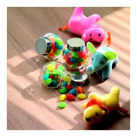 Glass jar with jelly beans Colourful | No Branding | not available | not available | not available