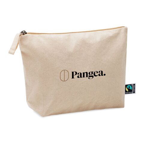 Cosmetic bag Fairtrade beige | No Branding | not available | not available | not available