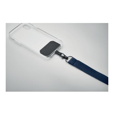 Phone holder lanyard blue | No Branding | not available | not available | not available